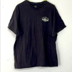 ⭐️ Southern Legends black short sleeve crew neck t-shirt buck skull patriotic XL